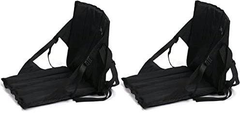 ISTOVO 2X Zufällige Farben Kayak Pad Sitz Polsterung Weiches Anti-Rutsch Pad Verstellbare Rücken Lehne mit Boots Polster