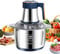 Tritatutto Elettrico Mini Tritatutto Carne Elettrico 5L con 6 lame, Frullatore Elettrico da 500 Watt con 5 Livelli di Velocità per Carne, Verdure, Alimenti per Neonati e Frutta (Blu)