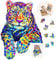 Engelhart - 602210 - Holzpuzzle Tiere: Tiger A3 - Einzigartige 161-Teile-Holzform - Erwachsenenpuzzle - Holzkiste - Ab 12 Jahren - 29,7 x 42 cm