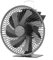 HEIBTENY Kaminventilator ohne Strom - 7 Blättern Ofenventilator Ventilator für Kaminofen mit Schutzhülle, Leiser Betrieb Wärmebetriebener Ventilator, Hitzebetrieben Kamin Ventilator