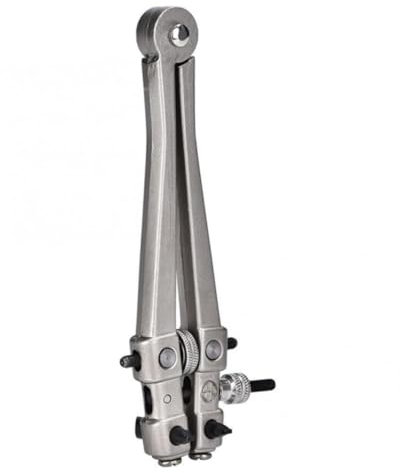 PACKOVE Metal Watch Back Case Opener Tool Dual Heads for Easy Battery Replacement and Watch Repair Portable V-shaped Design