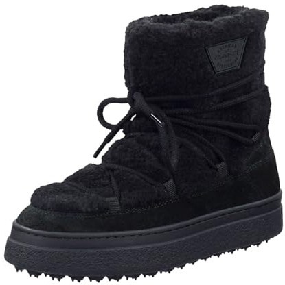 GANT FOOTWEAR Damen SNOWHILL Stiefelette, Black, 37 EU