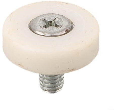 Juego de 8 ruedas de polea de plástico para cajones para un fácil movimiento en aplicaciones de muebles (22 mm)