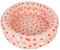 Fockety Piscine Gonflable, 87 Cm, Pliable, en PVC épais, avec 2 Anneaux, Pompe, Pataugeoire pour Filles et Garçons, Jeux d'eau Intérieurs et Extérieurs, Piscine à Balles, Jouets pour (Coeur Rouge)
