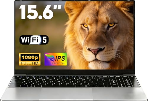 CHIFUYOU Ordenador portátil 512 GB SSD 16 GB RAM Ordenador portátil Comercial 15.6 Pulgadas Gaming portátil i5-7Y54 up to 3,2 GHz, Win 11, 1920 x 1200p, 6000 mAh, Teclado retroiluminado