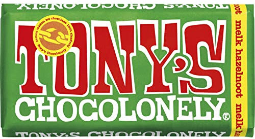 Tony's Chocolonely Chocolat au lait 32% aux noisettes 180 g