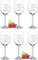 Leonardo Lot de 6 verres à vin – Mauvaise journée, bonne journée – Ne demandez pas ! Lot de 6 verres à vin rouge et verres à vin blanc – Cadeau excité – Ensemble de fête