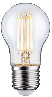 Paulmann 28654 LED Drop-Shaped Filament lamp 6.5 watts Classic lamp Clear 2700 K Warm White E27