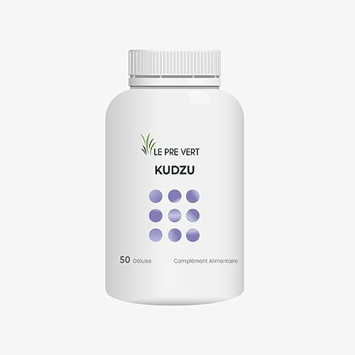 KUDZU - 50 gélules - Le Pré Vert - Ménopause - Calme - Aide à retrouver l'équilibre nerveux - Marque Française
