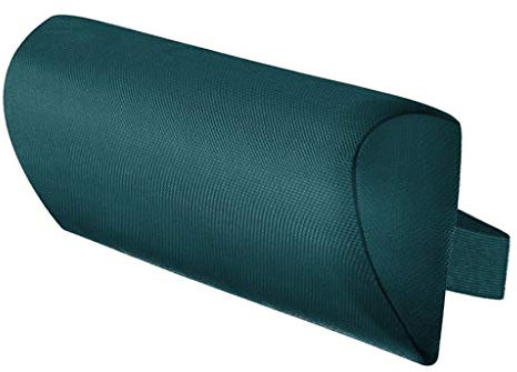 PETSOLA Liegestuhl Kissen wetterfest Kopfkissen Sonnenliege Gartenliege Bäderliege Nackenkissen Zubehör für Indoor Outdoor - Dunkelgrün