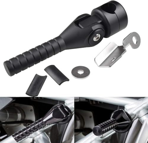 For BMW R1200 GS LC 2017-2019, R1200GS LC ADV 2014-2019, R1250 GS 2019 2020, R1250GS Adventure 2019 2020 Riparazione della muffa della maniglia della leva di sollevamento del motociclo (Nero)