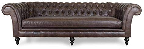 JVmoebel XXL Big Sofa Couch Chesterfield 240cm Polster Sofas 4 Sitzer Leder Vintage #284