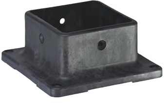 Nuvo Iron Plastic Post Anchors, 4 X 4