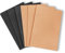 6 Stück A5 Notizblock, A5 Papier Notizbuch, Klassisches Notizbuch, Schüler-Notizbuch, Geeignet für Reisen, Büro, Studium, Schenken (Braun und Schwarz)