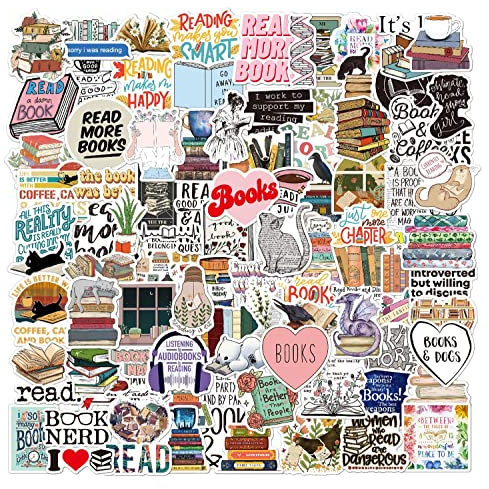 100 Pcs Cute Preppy Waterprof Vinyl Stickers Sticker Packs for Suitcase Water Bottle Laptop Guitar Phone Case Kindle MacBook Scrapbook Scrapbooking Journal Adults (BKGY)
