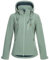 Ankerglut Damen Mit Abnehmbarer Kapuze Gefüttert Übergangsjacke Windbreaker #Ankerglutfreude Softshelljacke, Slate Gray, 54 Große Größen EU