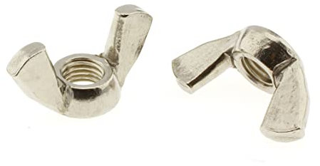 Screws4Bikes | 10x 1/4-20 UNC Flügelmutter Zoll | Edelstahl