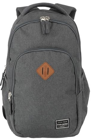 Travelite Handgepäck Rucksack, Laptop Rucksack 13 Zoll, leicht, BASICS, Daypack, kleiner Tagesrucksack, 41 cm, 13 Liter