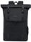 LOVEVOOK Rolltop Rucksack Herren Damen, groß Laptop Rucksack 15,6 Zoll, Wasserdichter Rollrucksack Schulrucksack, Reiserucksack Handgepäck Flugzeug für Uni Travel Business, Schwarz