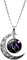 Yowablo Ggifts The Of Half Signs Schmuck Mond Anhänger Halskette Geburtstag für Frauen Geschenke für Frauen Zodiac Geburtstag Halsketten & Anhänger Herren Ketten Edelstahl (e-C)