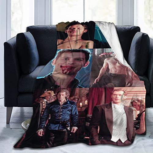 YINGD Klaus Morgan Mikaelson Flanell Decke Bettwäsche Fleece Decke Weiche Thow Decken Klimaanlage Decke für Sofa Couch Wohnzimmer