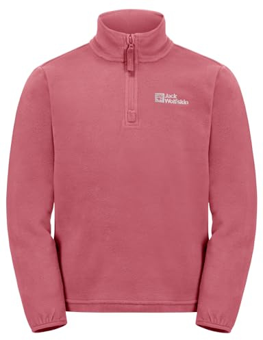Jack Wolfskin Mädchen Taunus Halfzip K Pullover, red, 92 cm