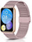 KoGiio Cinturino Compatible con Huawei Watch Fit 2, Chiusura Rete Metallo Regolabile Watch Band Cinturino, Uomini Donne Acciaio Inossidabile Ricambio Cinturino per Huawei Watch Fit 2 - Rosa