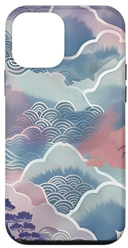 iPhone 12 mini Elegant Japanese Pastel Patterns Case