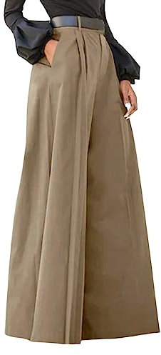 Generico Camicia Donna Tipo Jeans Manica Lunga Pantaloni Palazzo Donna Curvy Vita Alta Jeans Donna Larghi Vita Bassa Pantaloni Palazzo Donna Eleganti Lilla Vestito Jeans Donna