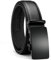 YOORAN Gürtel Herren, Automatik Ledergürtel ohne Löcher für Herren Business Anzug,Breit 35mm, Größe Angepasst