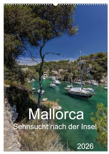 Mallorca - Sehnsucht nach der Insel (Wandkalender 2026 DIN A2 hoch), CALVENDO Monatskalender: Exklusive Bilder der Insel Mallorca als Kalender im Hochformat (CALVENDO Orte)