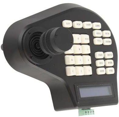 YWBL-WH PTZ Keyboard Controller, 2D Joystick RS485 Bus | 1500m Long-Range Dome Camera Control, LCD Display, Standard Protocols, Public Security Banking Education Surveillance