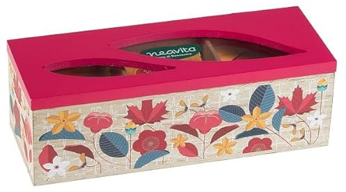Neavita Tisana Collection - Cofanetto in Legno Rosa con 15 Tisane e Infusi Bio in Filtro