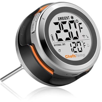 ProTemp S1 Patented Smart Grill Temperature Gauge Hub Wi-Fi and Bluetooth | for Big Green Egg Primo XL Oval Grill Smoker BBQ Thermometer Replacement Accessories (BGE Version-Suitable for Big Green Egg)