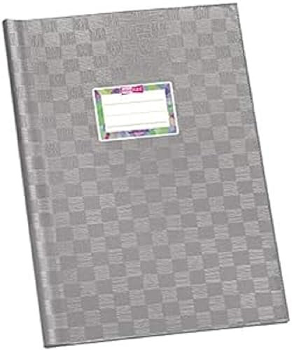 VELOFLEX 1342181 - Schulhefthülle, Hefthülle, Heftschoner, DIN A4, gedeckte PP-Folie, Bastnarbung, grau, 25 Stück