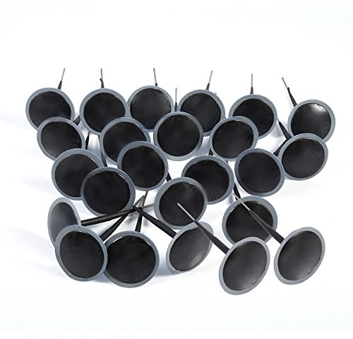 Repair Tyre Kit Car, Qiilu Tire Repair Plug Patch, 24Pcs Auto Tubeless Tyre Puncture Repair Wired 6mm Mushroom Plug Patch