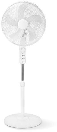 Nedis IFIFN10CWT Ventilateur WiFi Intelligent, Blanc, 16 x 40 cm