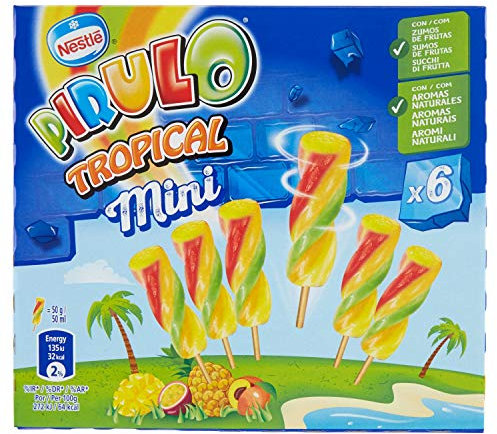 Nestlé Polos, Pirulo Mini Tropical, 6 x 50ml (Congelado)