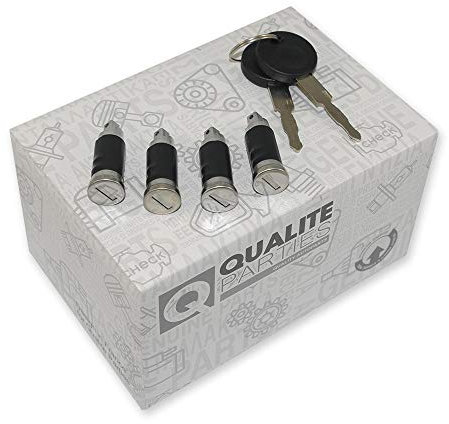 Qualite Parties 4x TÜRSCHLOß SCHLOß SCHLIESSZYLINDER VORNE HINTEN VEHICLE_MIRROR FÜR BJ MITTEL GLAST KÜNSTSTOFF REAR FÜHRERHAUS