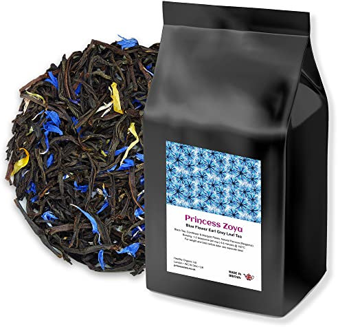 Earl Grey Blue Flower Leaf Tea with Real Bergamot Oil (550g)