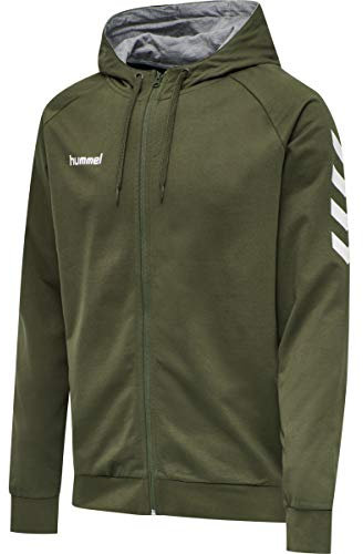 hummel Cotton Kapuzenjacke F8571 Gruen, S Herren