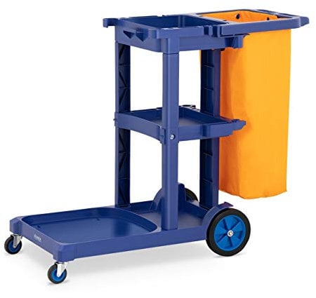 ulsonix UNICLEAN 12 Reinigungswagen Müllsack 4 Rollen Profi Gerät Wagen Reinigung Haushalt