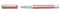 STAEDTLER Füllhalter triplus 474 M, Farbe Radiant Rose, hochwertiges Metallgehäuse in ergonomischer Dreikantform, Stahlfeder M, mit Patrone in Schreibfarbe Blau, 474 M20-3