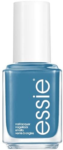 Essie Nail Polish 787 Amuse Me, Faded Denim Blue Colour, High Shine and High Coverage Nail Polish 13.5ml