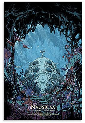 KKMM Anime Nausicaa of the Valley of the Wind Anime Art Poster Dekorative Malerei Leinwand Wand Kunst Wohnzimmer Poster Schlafzimmer Gemälde 30 x 45 cm