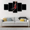 yuanjun Wanddekoration Design Wandbild 5 Teilig Premium Poster Stilvolles Set Mit Passenden Bilder Als Wohnzimmer Deko Bilderrahmen Leinwandbild Shooting Guard Jordan