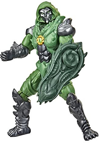 Marvel Hasbro Avengers Mech Strike Monster Hunters Doctor Doom Spielzeug, 15 cm große Actionfigur, Spielzeug für Kinder ab 4 Jahren, Mehrfarbig, F4759