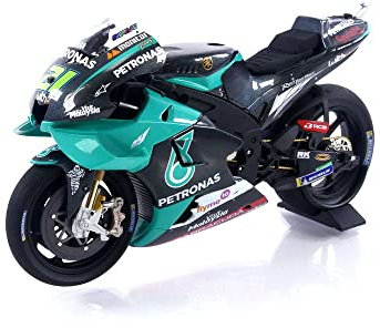 Minichamps 122203021 1:12 Yamaha YZR-M1-Yamaha Team Petronas-Franco Morbidelli-Moto GP 2020 Auto da collezione in miniatura, multicolore
