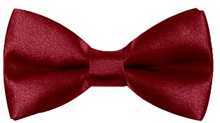 HANERDUN Pajaritas Noble para Niños Pajaritas Ajustables para Bebés, Cumpleaños, Bodas, Foto, Pre-corbata - Brillada con Aire de Seda