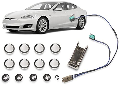 MIKODA Door Handle Repair Kit Stainless Upgrade Microswitch Wiring Harness Compatible with Tesla Model S 2012-2020 Replace 1042845-00-A 1042845-00-B 1016009-00-C